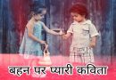 Poem for sister in hindi | बहन पर कविताएँ – Sister Poetry In Hindi