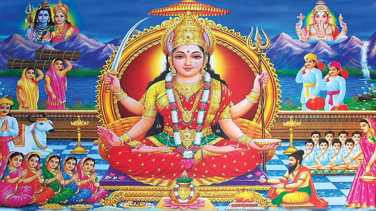 Best Santoshi mata images in HD | God Santoshi mata wallpaper ...