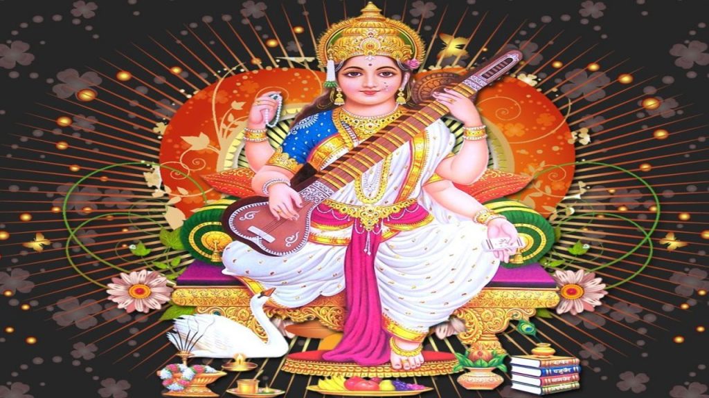 Maa Saraswati Wallpapers [HD] | Download Free Images on Askganesha