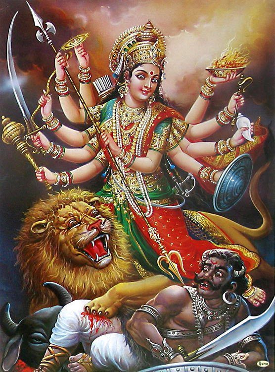 Angry Maa Durga Image