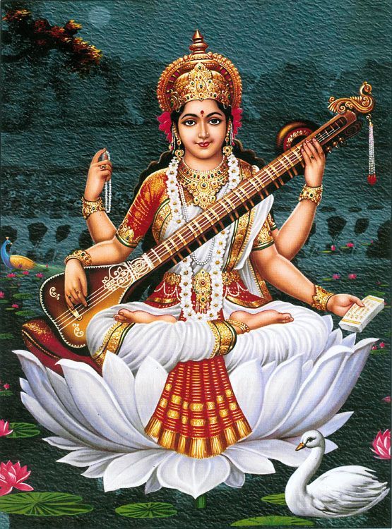 Goddess Maa Saraswati HD