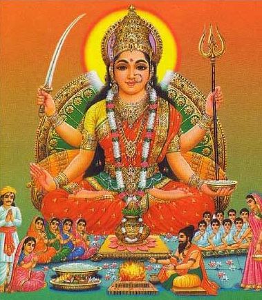 Goddess Santoshi Mata Images