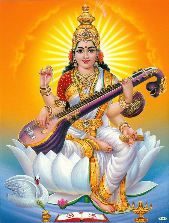 Gyandayini Maa Saraswati Hindu Goddess