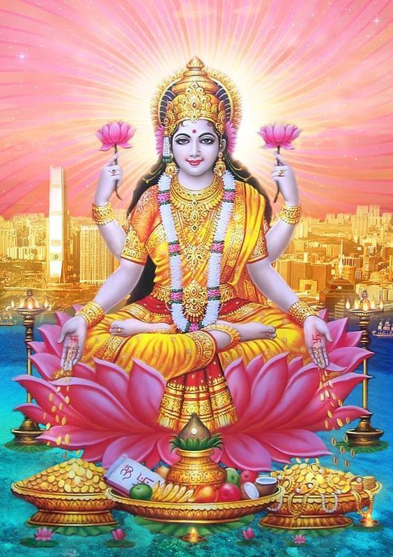 Hindu Goddess Lakshmi Maha Devi Laxmi Ji