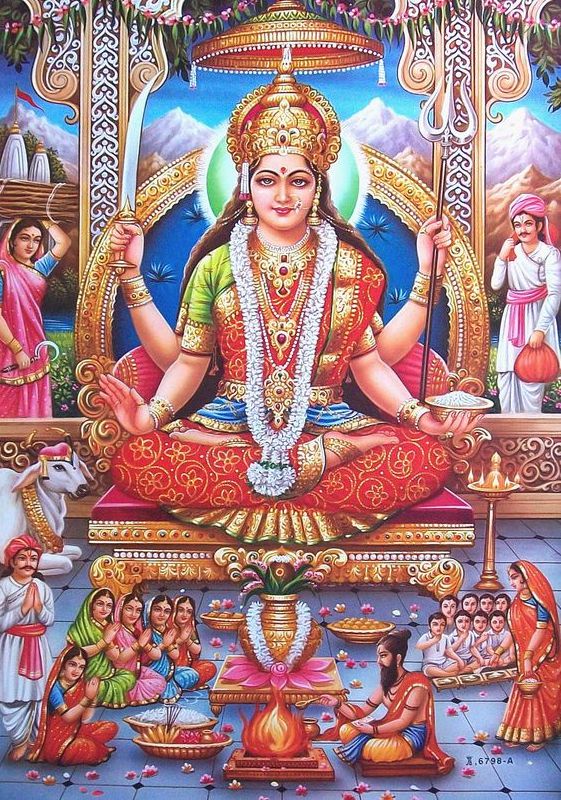Jai Santoshi Mata Adbhut Beautiful Wallpapers | God Wallpaper