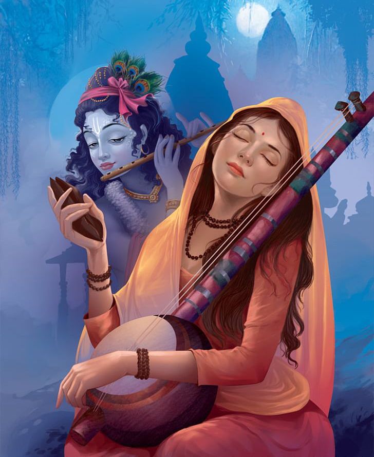 Krishna Lover Meera Bai Images