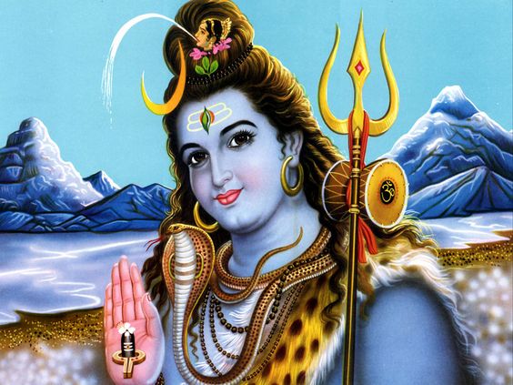 Lord Shiva With Trishul Images