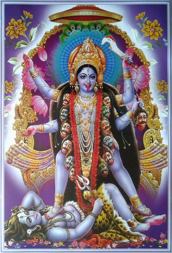 MahaKali Vikral Roop Hindu Goddess Kali