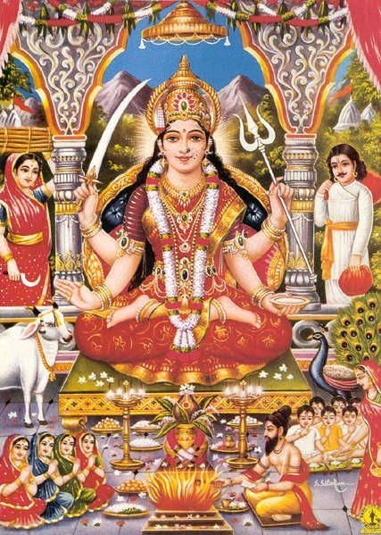 Santoshi Devi Hindu Goddess Mata