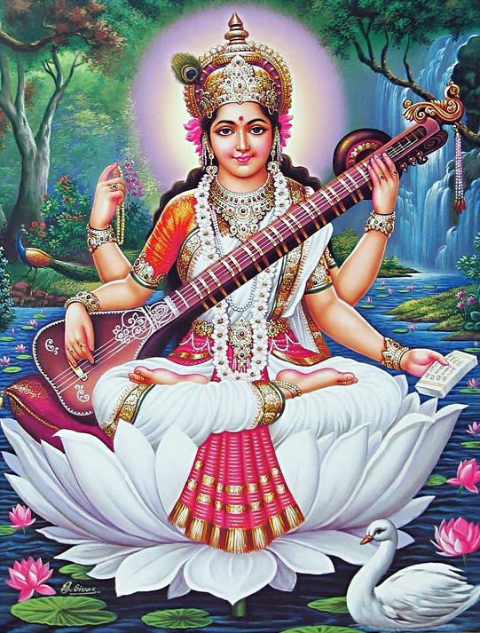 Saraswati Mata Wallpaper